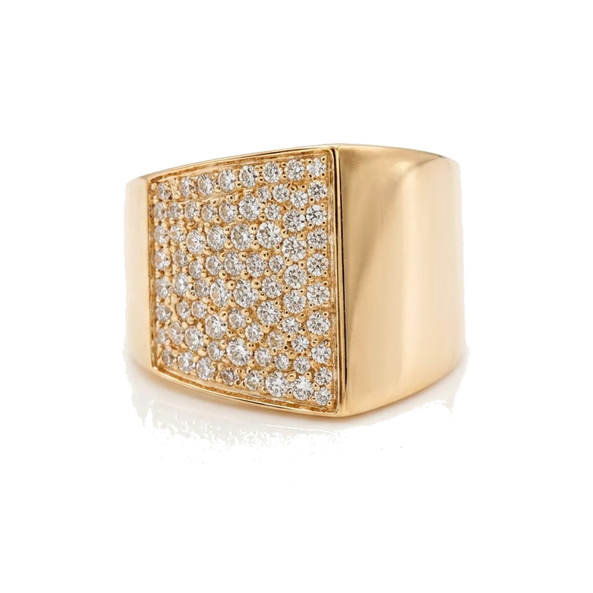 Anillo oro rosa y brillantes