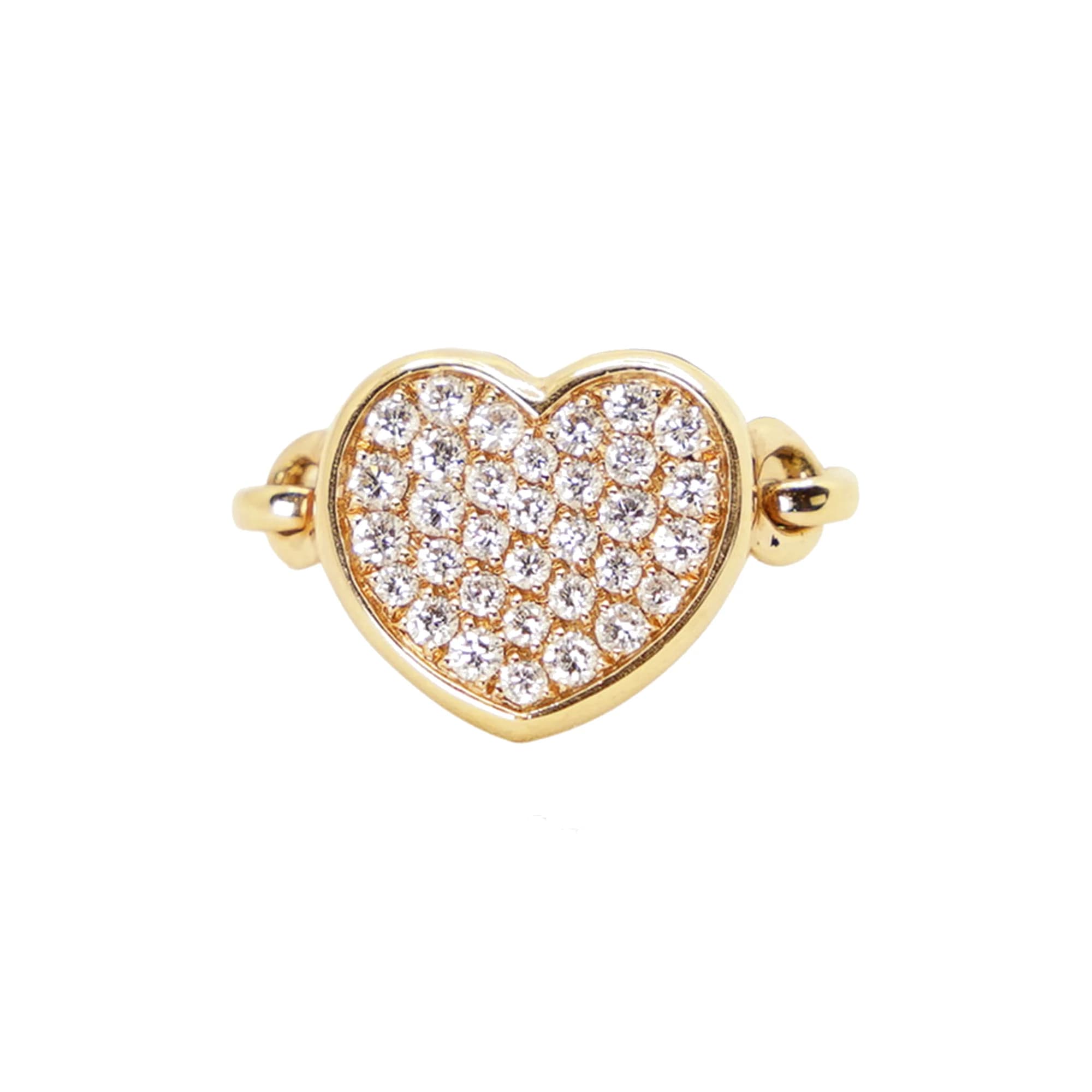 Anillo oro amarillo y brillantes