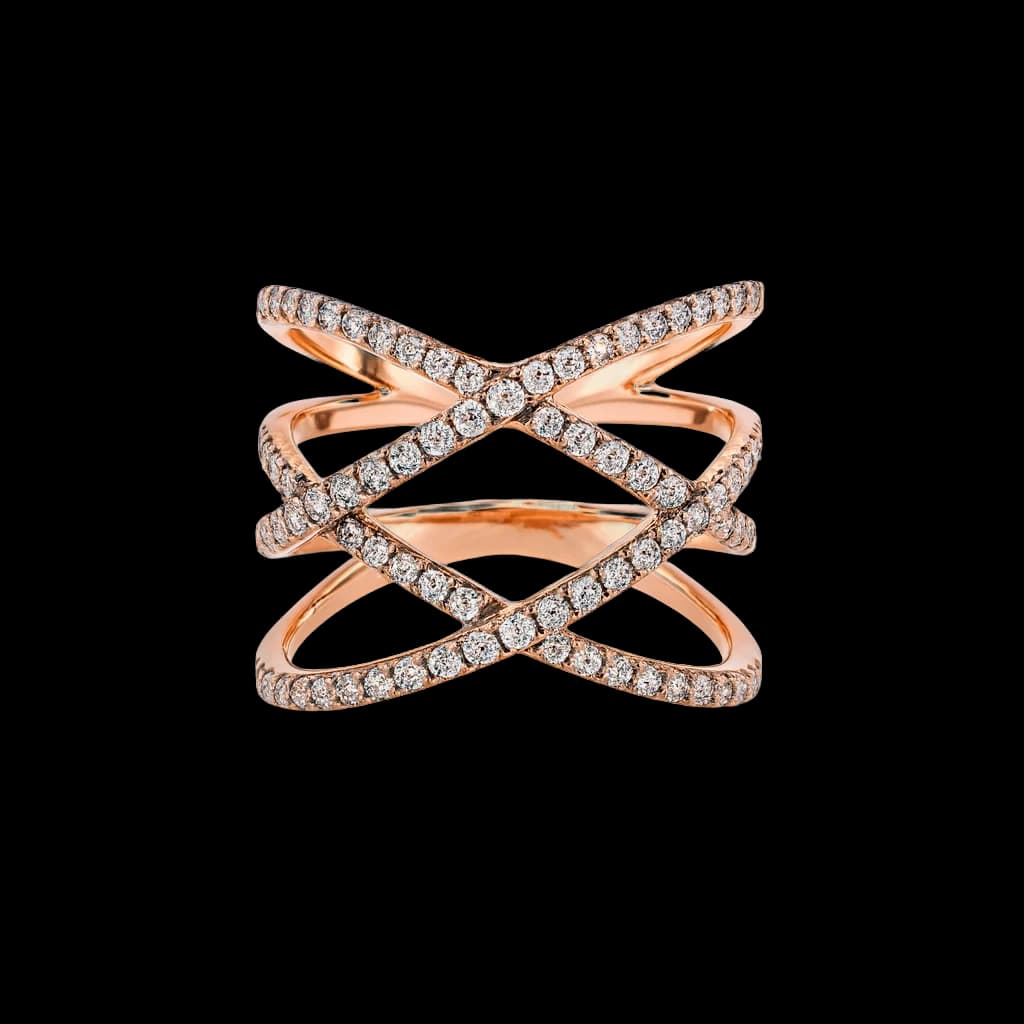 Anillo oro y diamantes