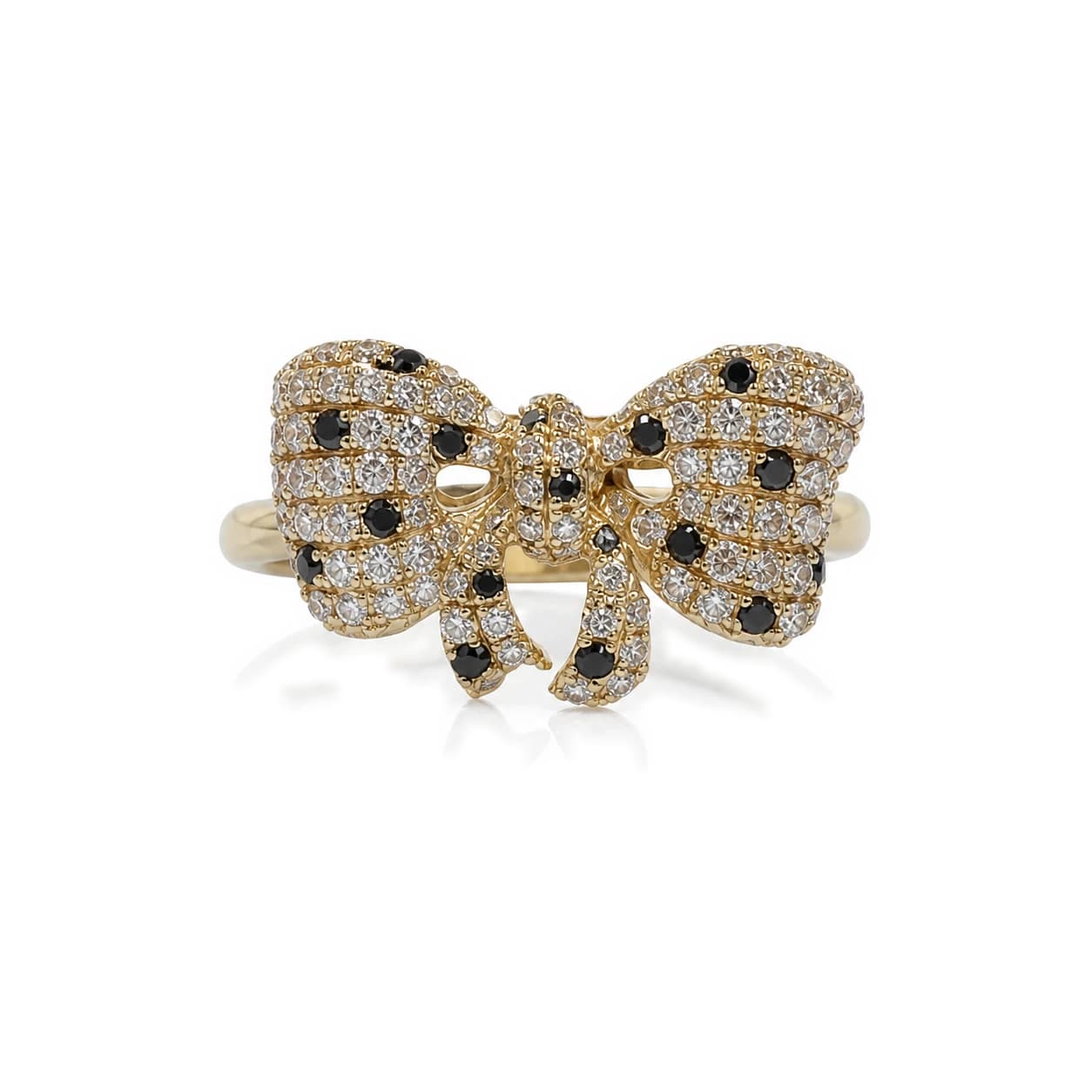 Anillo lazo de brillantes