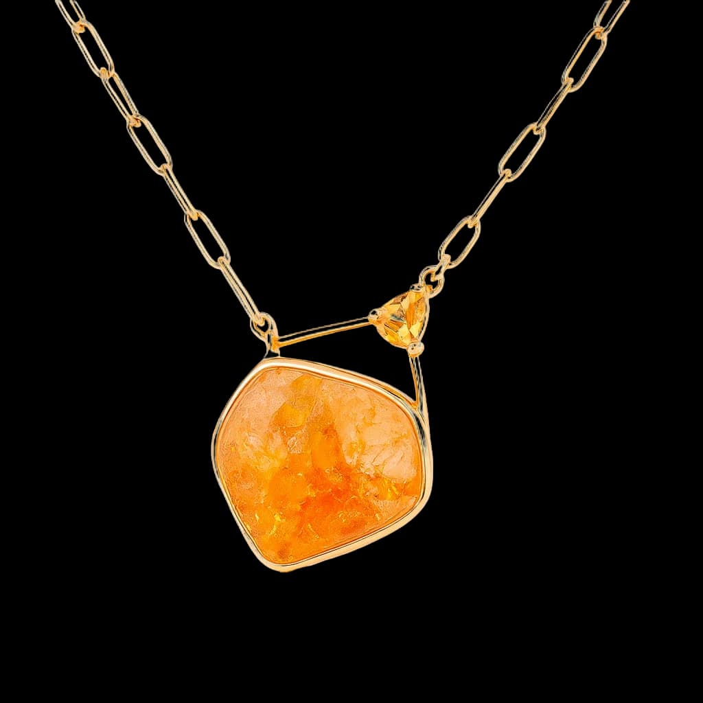 Collar citrino