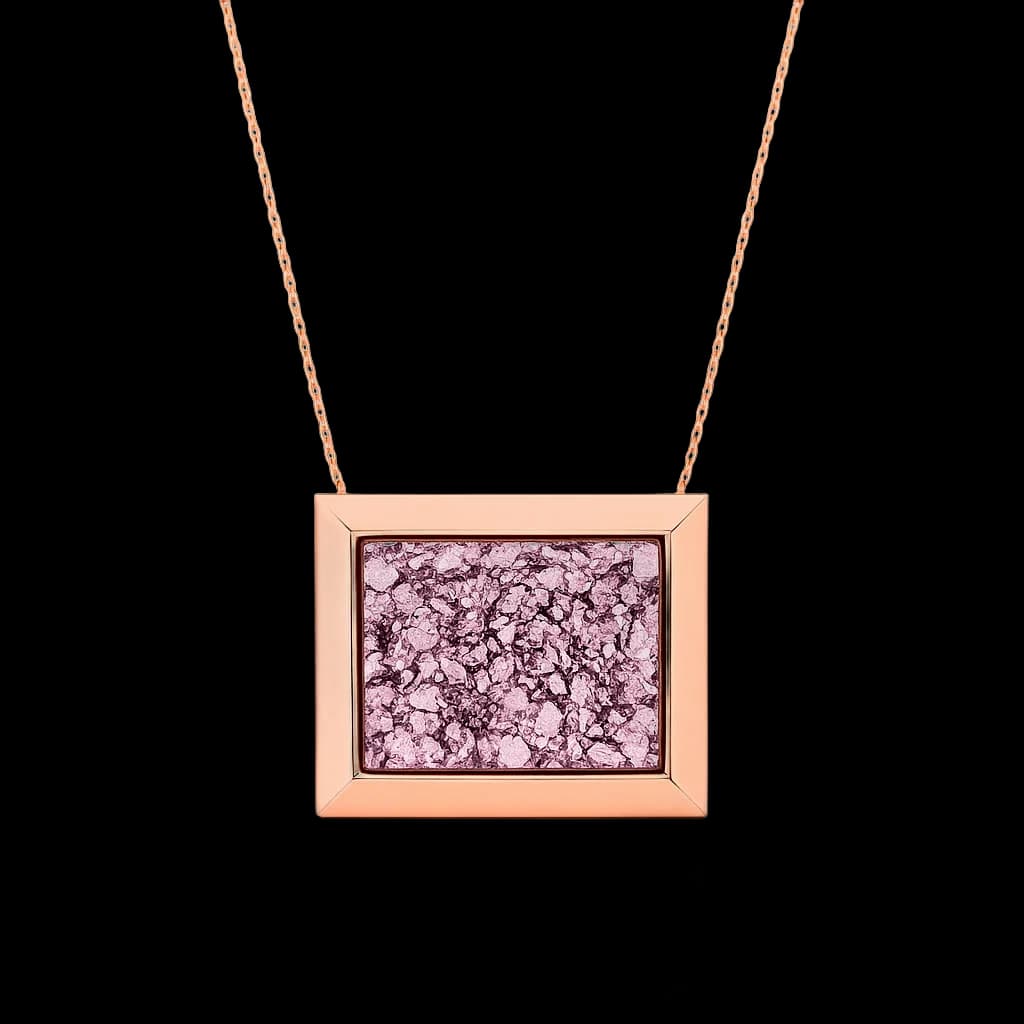 Collar drusa platina