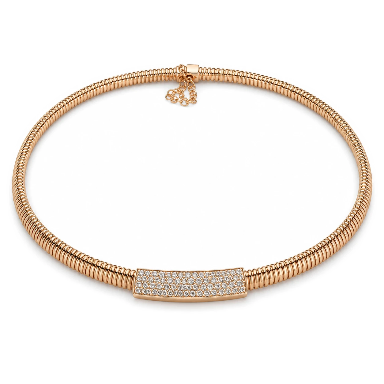 Gargantilla flexible de brillantes