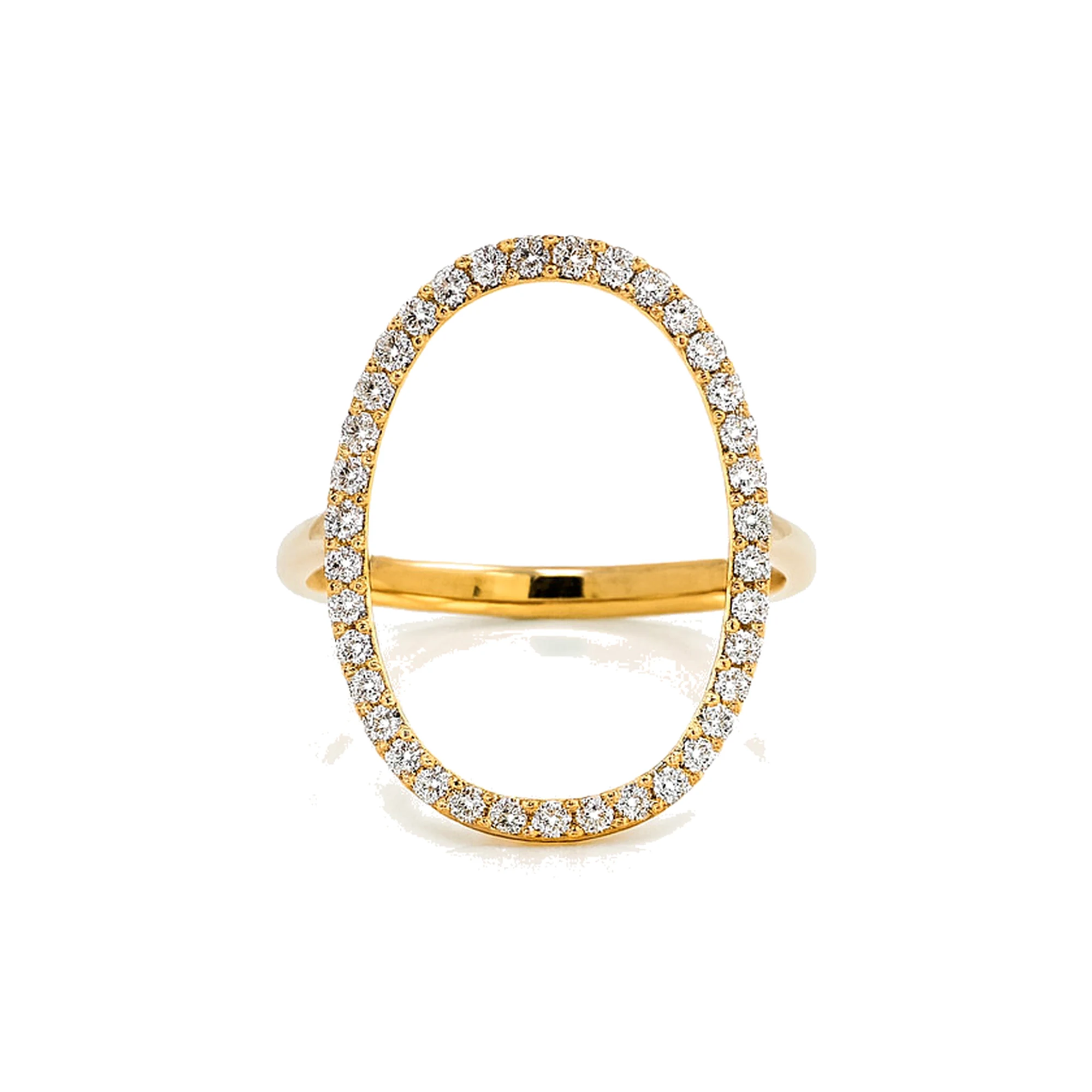 Anillo de oro con diamantes