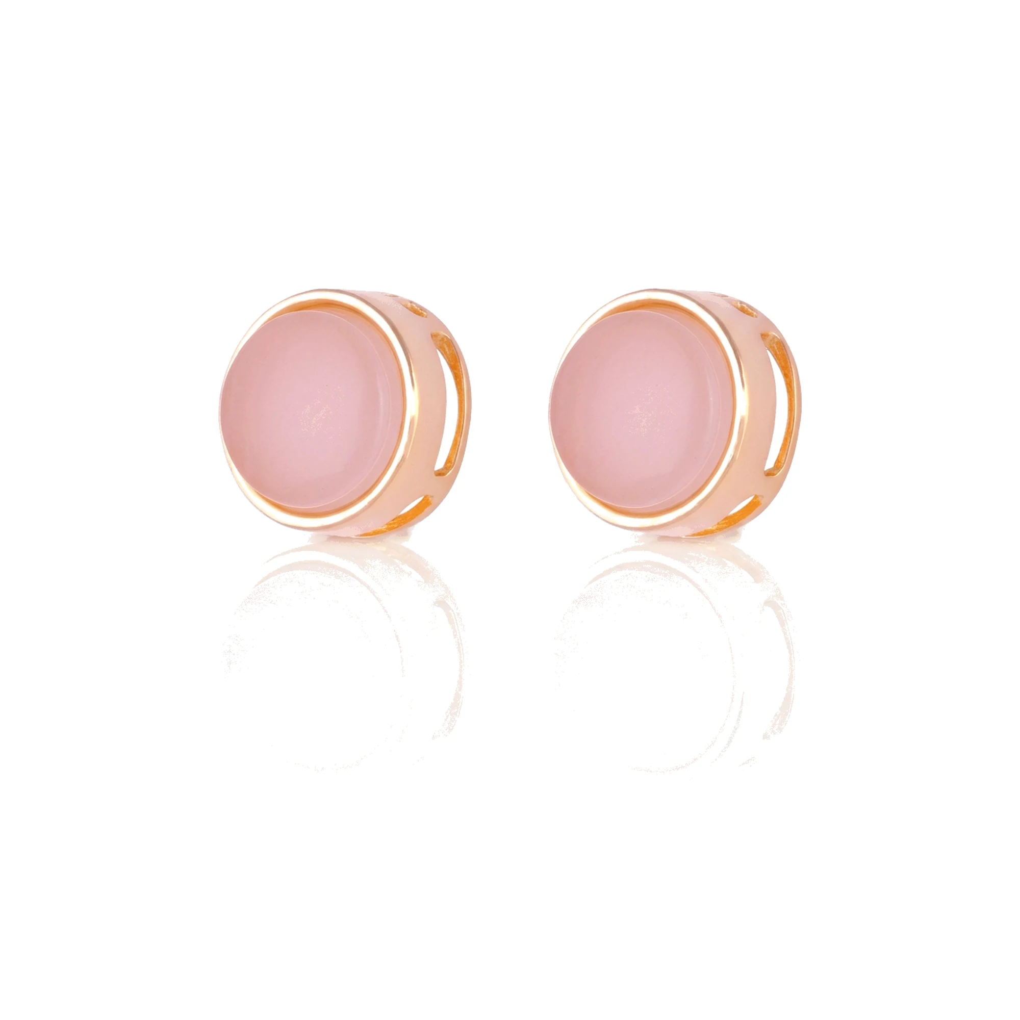 Pendientes Cortos Rosa