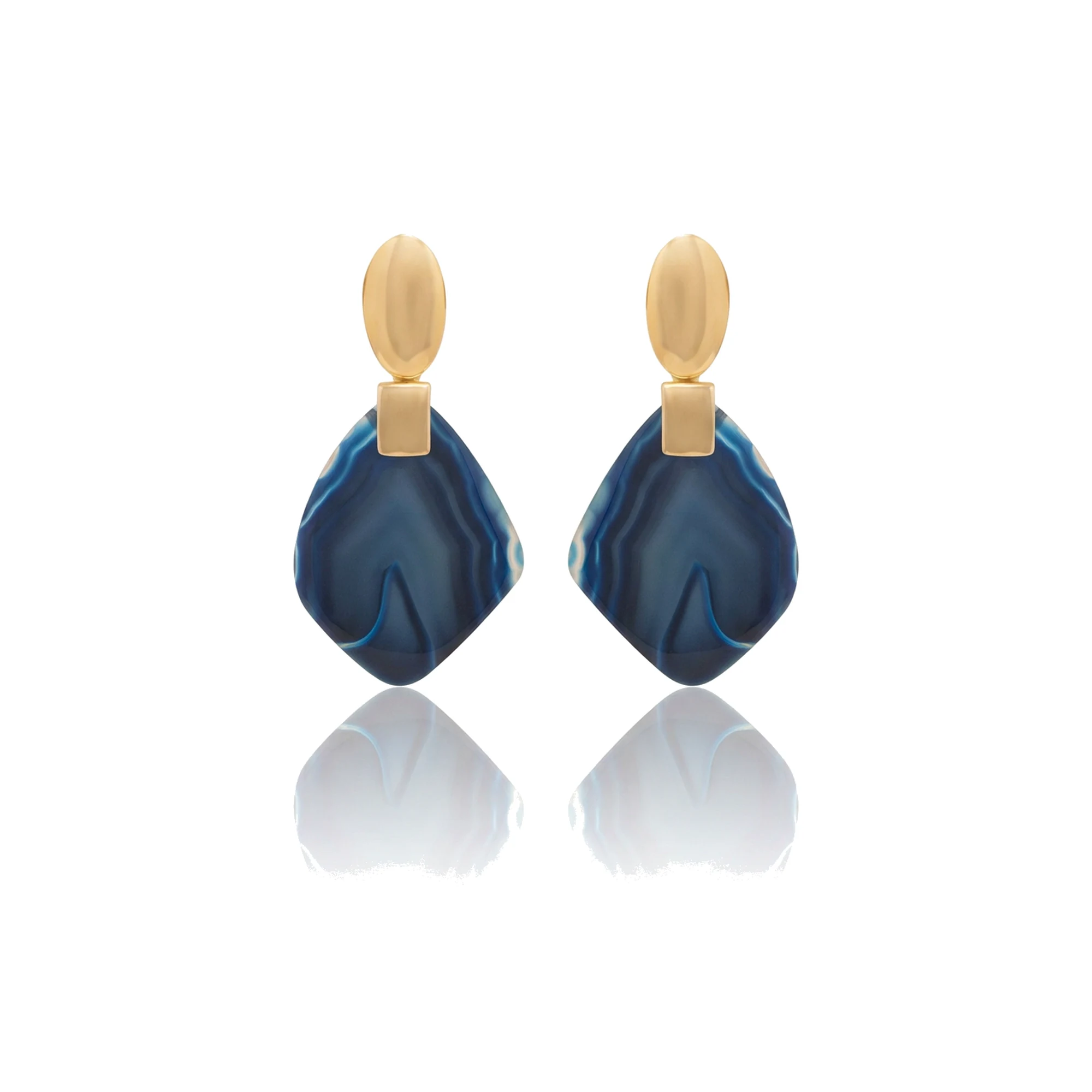Pendientes Largos Porcelana