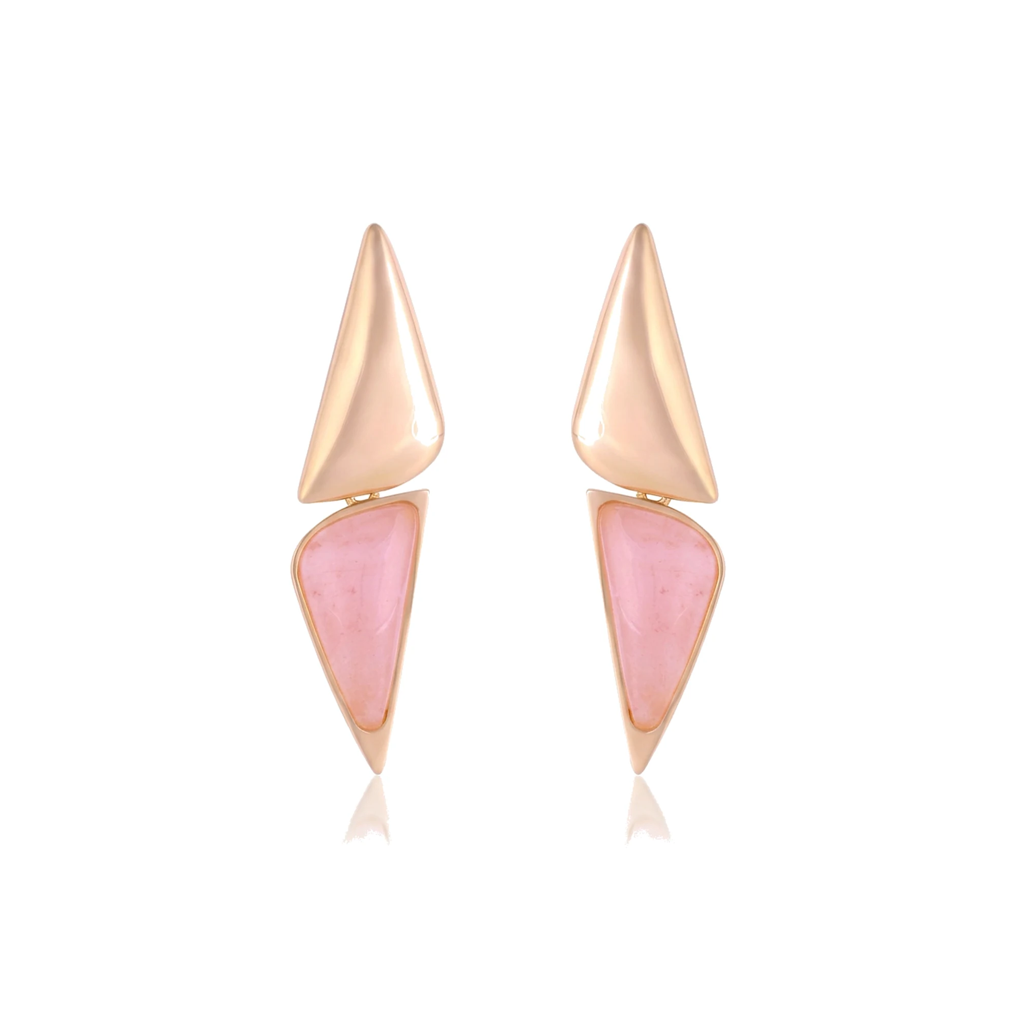 Pendientes Cortos Ágata Pink
