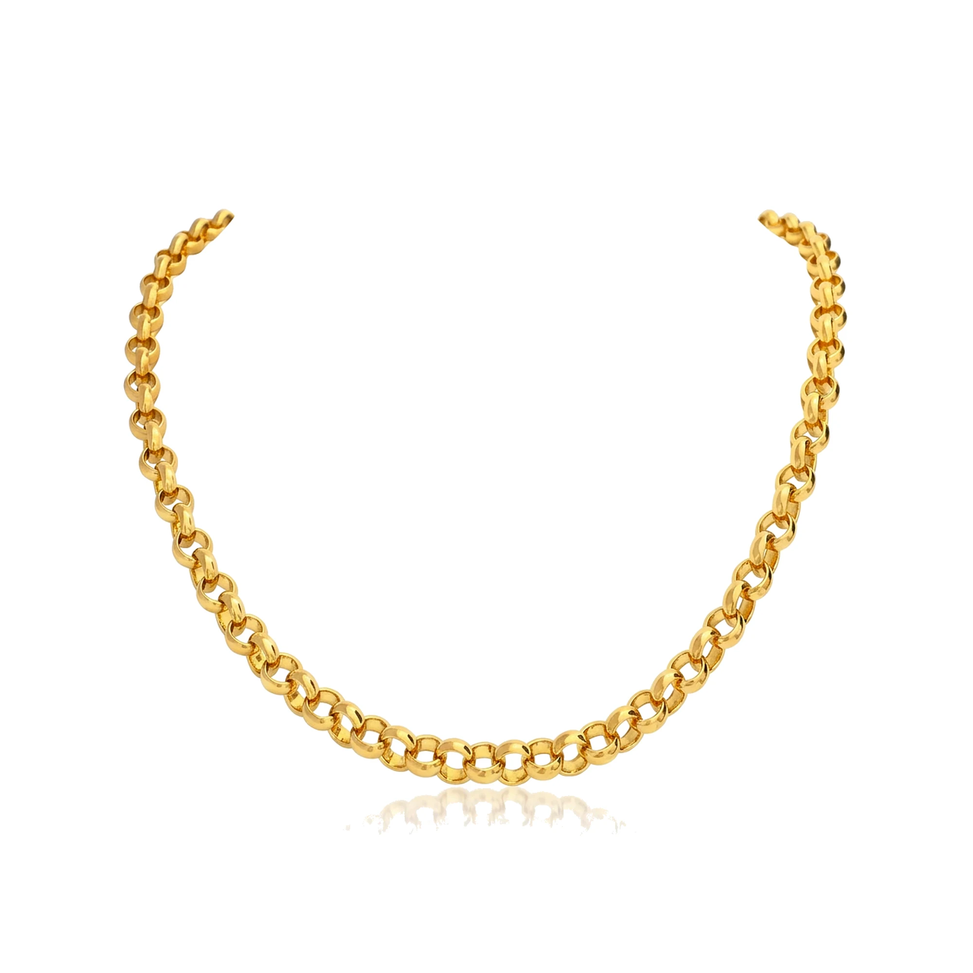 Collar Drusa Platino Maxi