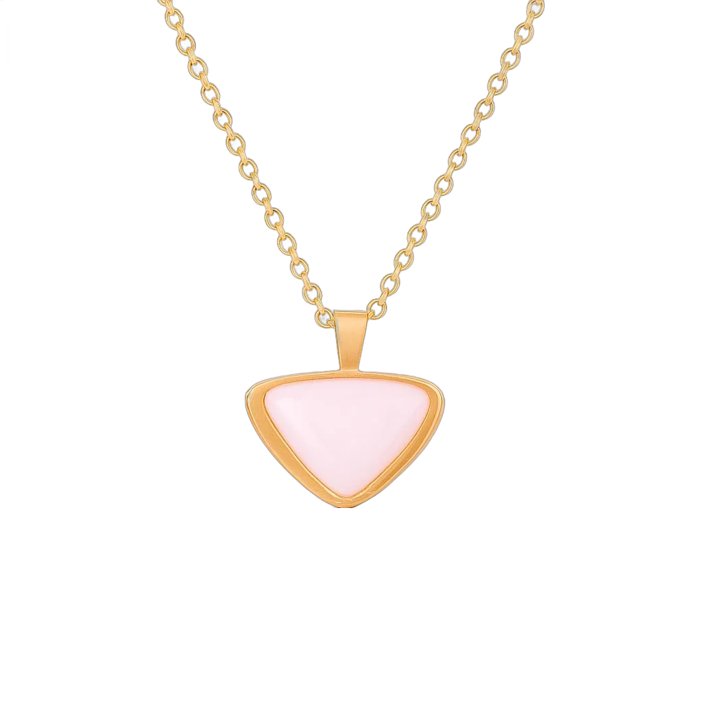 Collar ágata blanca
