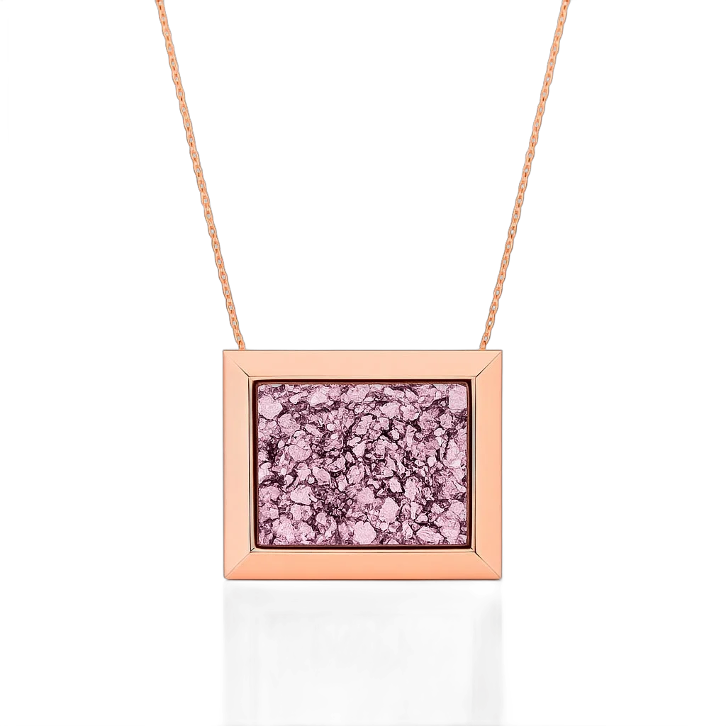 Collar drusa platina