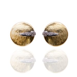 Pendientes oro amarillo con brillantes