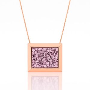 Collar drusa platina