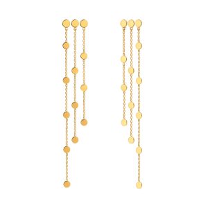 Pendientes oro rosa