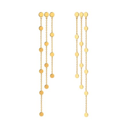 Pendientes oro rosa