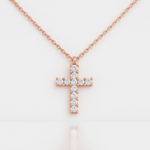 Colgante de oro con diamantes