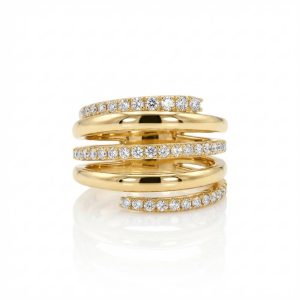 Anillo oro y brillantes