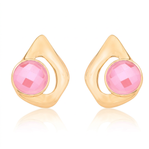 Pendientes Cortos Rosa