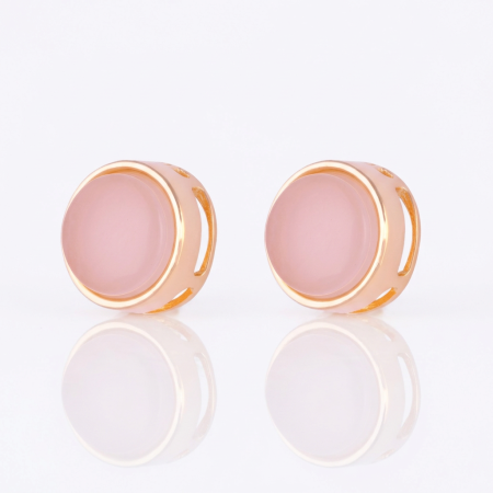 Pendientes Cortos Rosa