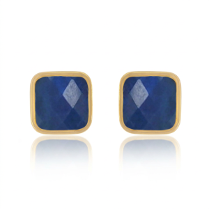 Pendientes Cortos Azul Sky Blue