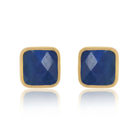 Pendientes Cortos Azul Sky Blue