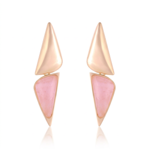 Pendientes Cortos Ágata Pink