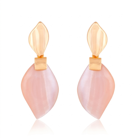 Pendientes Largos Aguamarina