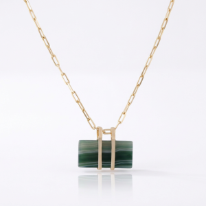 Colgante Ágata Verde